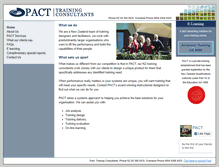 Tablet Screenshot of pact.co.nz